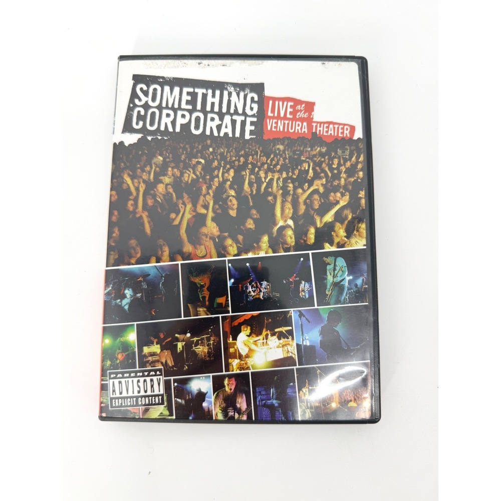 Something Corporate Live at the Ventura Theater DVD 2004 Pop Punk Andrew McMahon